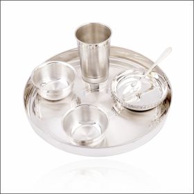  Regal Elegance Silver Dinner Set