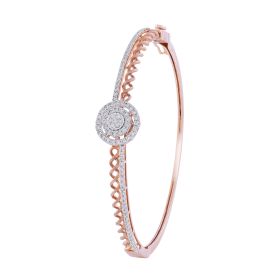 Twisted Infinity Design Diamond Bracelet
