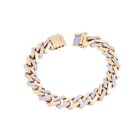 Gleaming Pavé Set Linked Diamond Bracelet