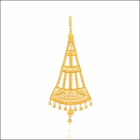 Majestic Gold Chapka Maang Tikka 