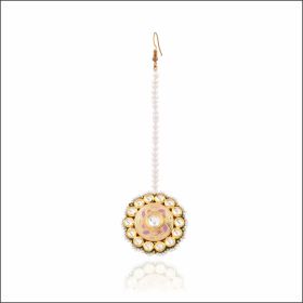Antique Style Kundan Gold Borla
