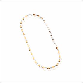 Gracious Brilliance Platinum & Yellow Gold Chain