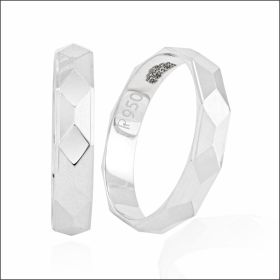 Eternal Love Platinum Couple Rings 