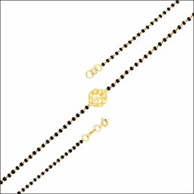 Swastik Motif Nazariya Gold Bracelet