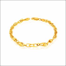 Exceptional Finesse Gold Bracelet 