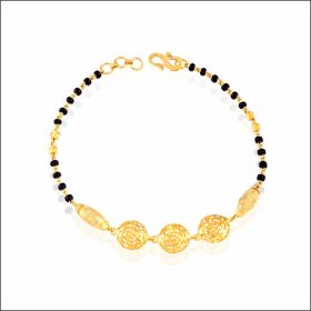 Traditional Gold Nazariya Bracelet 