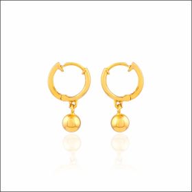 Striking Magnificence Gold Earrings