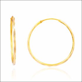 Majestic Opulence Gold Bali Earrings 
