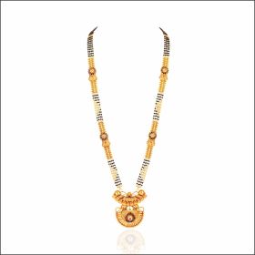 Heritage Glow Geru Design Gold Mangalsutra