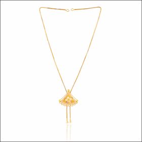 Delicate Grace Gold Necklace