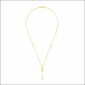 Dazzling Dangle Gold Chain