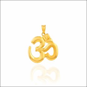 Pure Elegance OM Gold Pendant