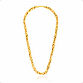 Lustrous Hollow Style Gold Chain