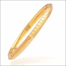 Polished Elegance Classic Gold Kada