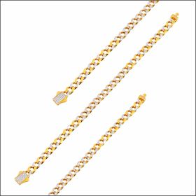 Elegant Enchanting Link Gold Bracelet