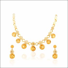 Majestic Coin Gold Necklace Set
