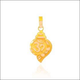 Divine Bliss OM Gold Pendant