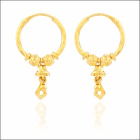 Timeless Allure Gold Drop Earrings