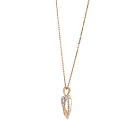 Radiant Heart Motif Diamond Pendant
