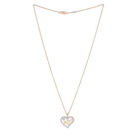 Forever Mom Heart Diamond Pendant