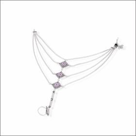 Traditional Excellence Silver Bridal Pawjeb with Toe Ring 